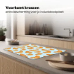 Croissant - Speels - Blauw Inductie beschermer vinyl 3mm klein 276 -sfeer1