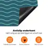 Zee - Dieren - Donkerblauw - Golf Inductie beschermer vinyl 3mm klein 276 -zzzzzzz-td-onderkant
