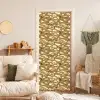 Abstract - Modern - Goud deurposter klein 289 -sfeer2