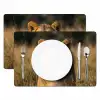 Leeuwin - Gras - Geel Placemat vinyl groot -zzsfeer2_Kitchenyeah-website