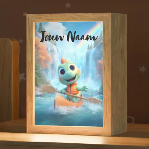 Dino - Natuur - Waterval Light Box met kabel (Kinderlampje) klein -zzz_3d_website
