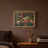 Stilleven met een gouden bokaal - Schilderij - Oude meesters Light Box met batterij (Wandlamp) middel -sfeer4
