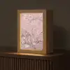 Amandelbloesem - Kunst - Van Gogh - Roze Light Box met kabel (Tafellamp) klein -z3d_website