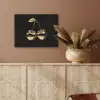 Kersen - Zwart - Goud - Chrome PET vilt klein -sfeer4