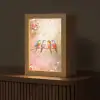 Vogels - Kleurrijk - Tak Light Box met kabel (Tafellamp) klein -z3d_website