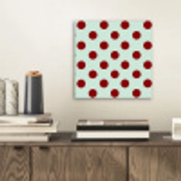Polka - Dots - Rood aluminium wit klein 46 -sfeer1