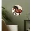 Paard - Galop - Energie Wandcirkel kunststof plaat 5mm dik klein -sfeer3