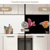 Vissen - Kleurrijk - Dieren keuken achterwand 2 middel -voor-na2_NL