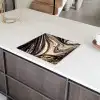 Kosmische Golven met Gouden Sterrenstof Inductie beschermer vinyl 3mm middel -sfeer8