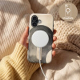 Boog -  Strepen - Minimalistisch - Zwart Toughcase MagSafe Apple iPhone 17 klein -USP_MagsafeV