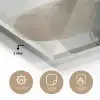 Minimalistisch - Cirkels - Penseelstreken - Beige plexiglas 5mm klein -sfeer2