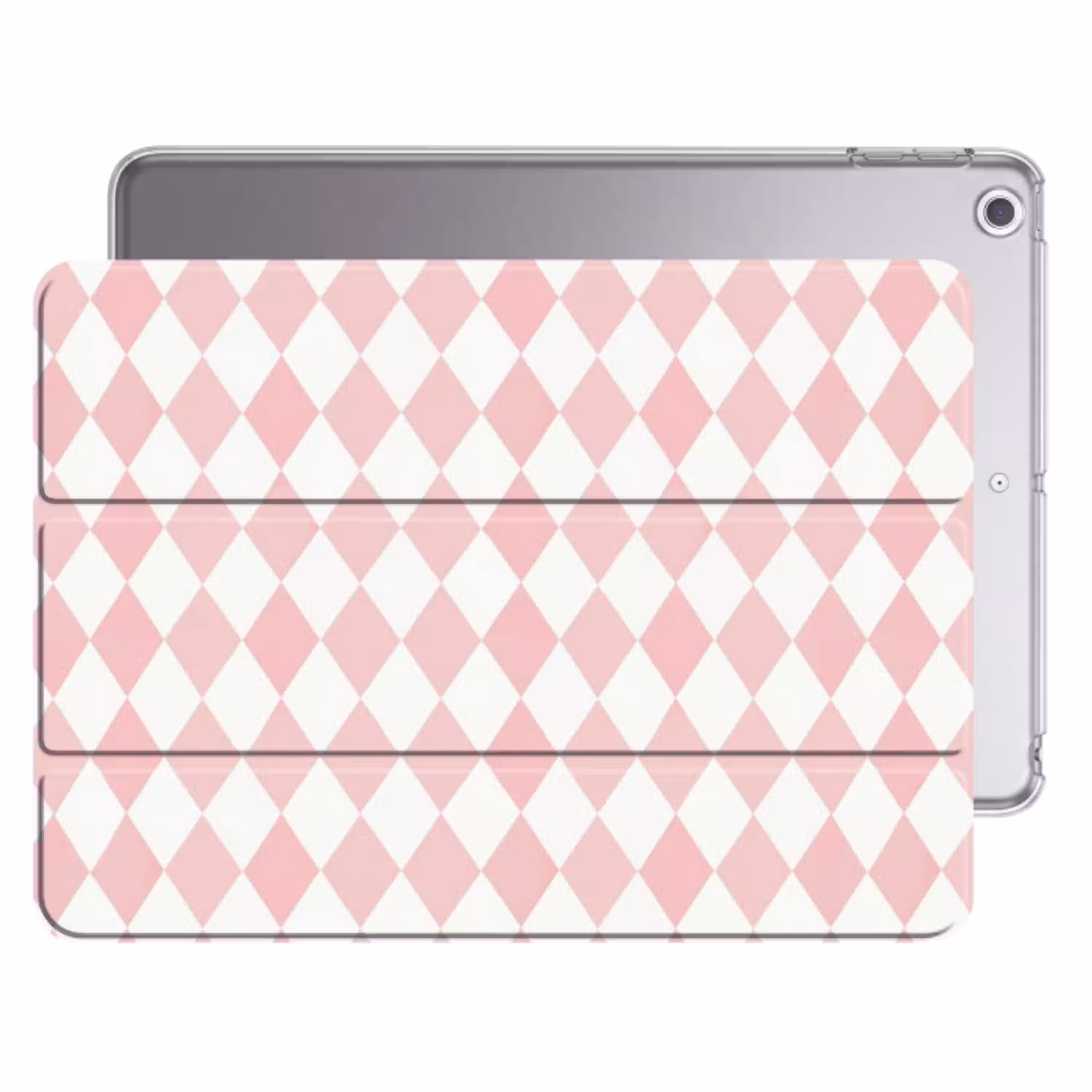 Lichtroze - Ruiten - Geometrisch - Patroon Apple iPad 2017 middel 1172 -threedimensional_3d_global