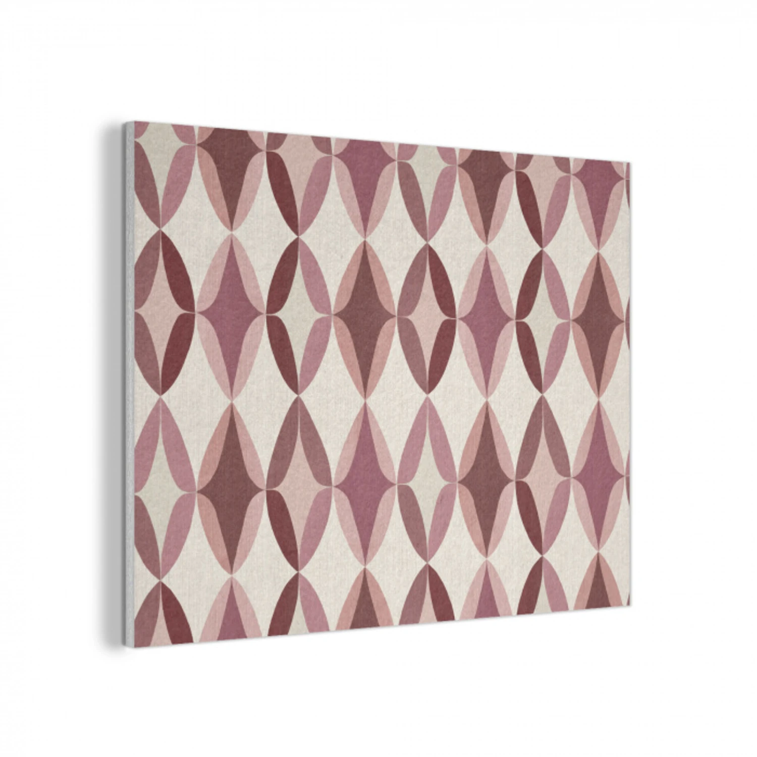Ovaal - Textuur - Roze PET vilt klein 837 -3d