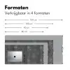 Donkergrijs - Ruw - Beton Muismat XXL klein 681 -sfeer5