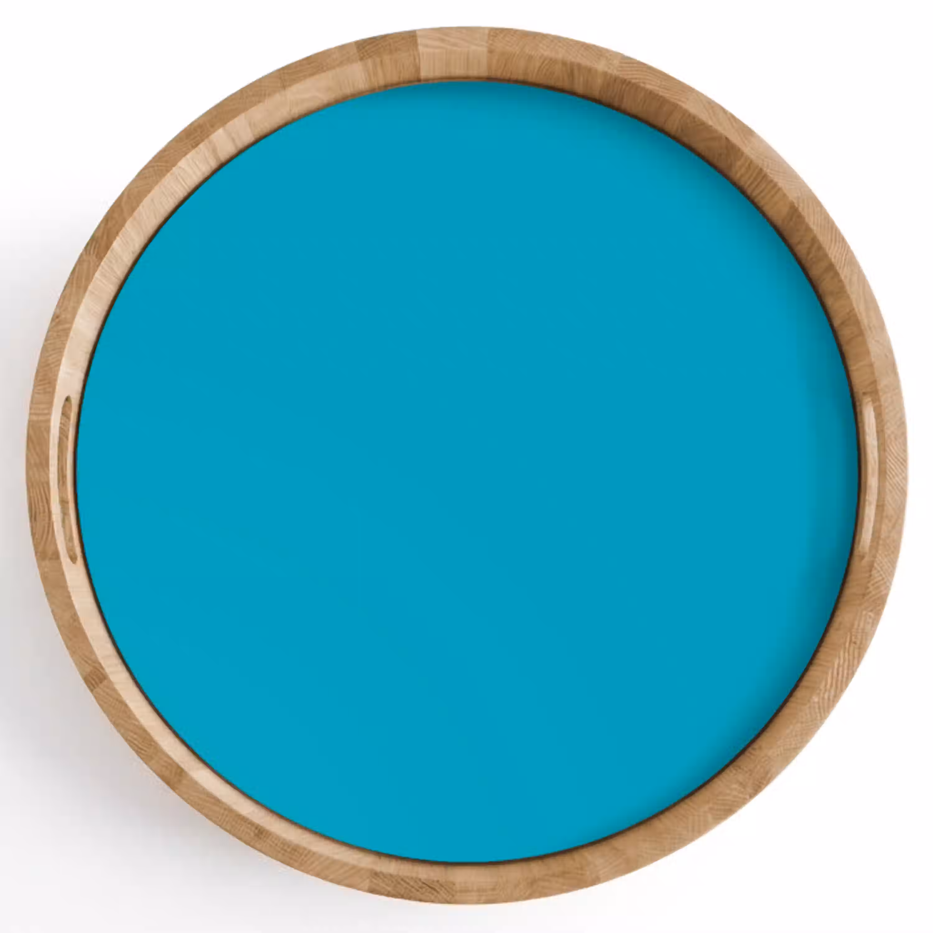 Deep - Turquoise - Turkoois Dienblad Rond middel 914 -z3d_shopping