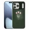 Tulpen - Liefde - Donkergroen Telefoonhoesje iPhone 17 Pro Max klein -3d