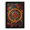 Mandala - Cirkels - Patronen fotolijst zwart zonder passe partout klein -3d