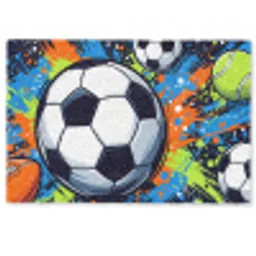 Sport - Ballen - Kleurrijk Deurmat klein -zkaufland3d