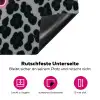 Panterprint - Zwart - Neonletters - Roze Inductie beschermer vinyl 3mm klein -zzzzzzz-lf-onderkant