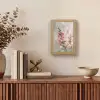 Bloem - Leeuwenbek - Roze - Stengel Light Box met kabel (Tafellamp) klein -sfeer2