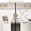 Snoep - Vintage - Chocolade - Design keuken achterwand 2 middel 871 -voor-na2_NL