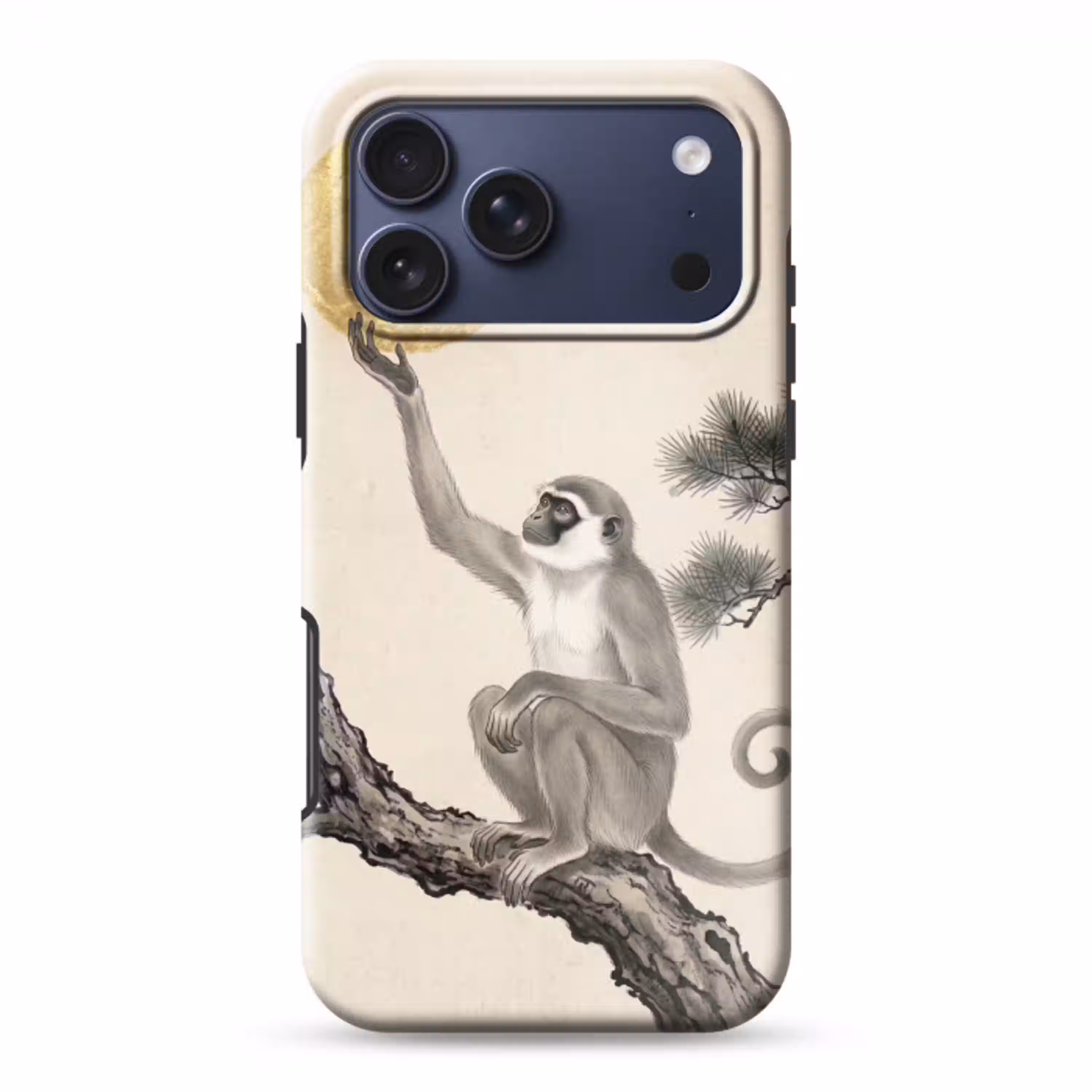 Aap - Maan - Goud Toughcase MagSafe Apple iPhone 17 Pro Max klein -3d