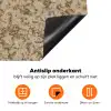 Bruin - Grijs - Patroon Inductie beschermer vinyl 3mm klein 276 -zzzzzzz-td-onderkant