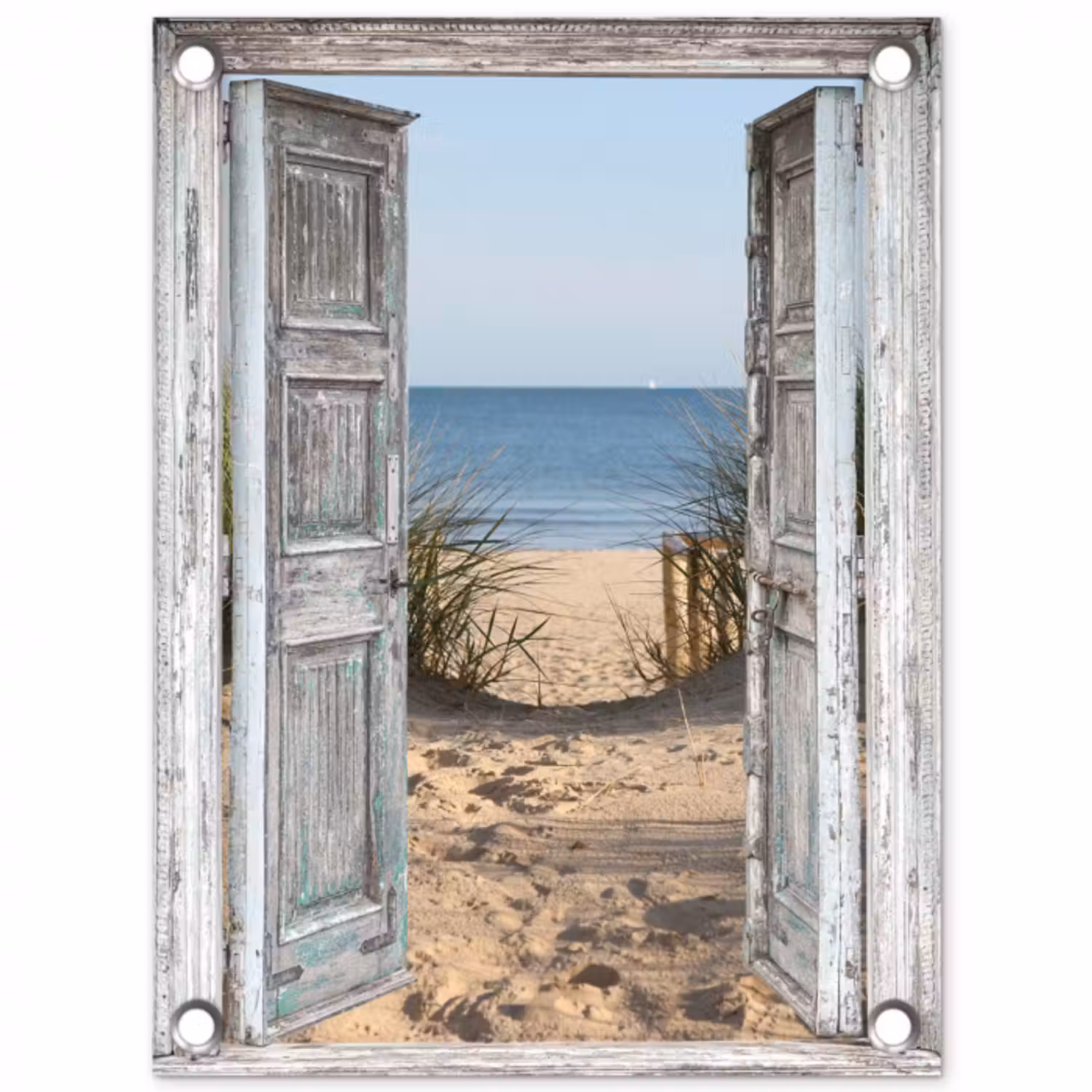 Poster d'extérieur - Porte sur la mer