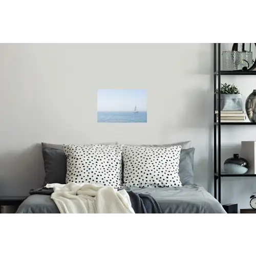 Horizon - Zeilboot - Zee Muursticker klein -slaapkamer