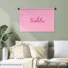 Toedeloe - Roze - Minimalistisch Wandkleed katoen klein -sfeer7