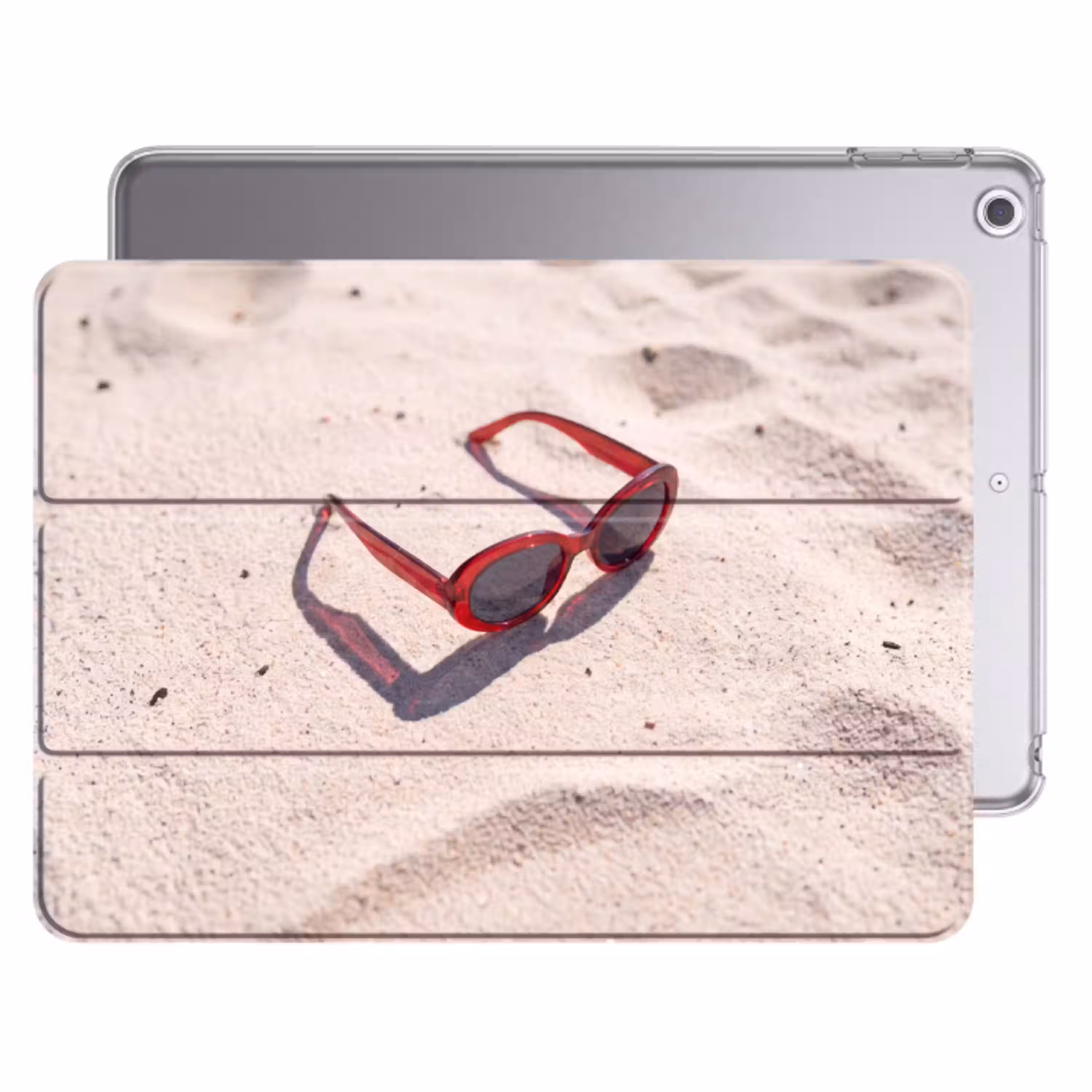 Zonnebril - Strand - Vakantie - Rood Apple iPad 2017 middel -threedimensional_3d_global