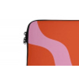 Vlekken - Rood - Roze - Patroon - Minimalistisch laptophoes neopreen klein -detail