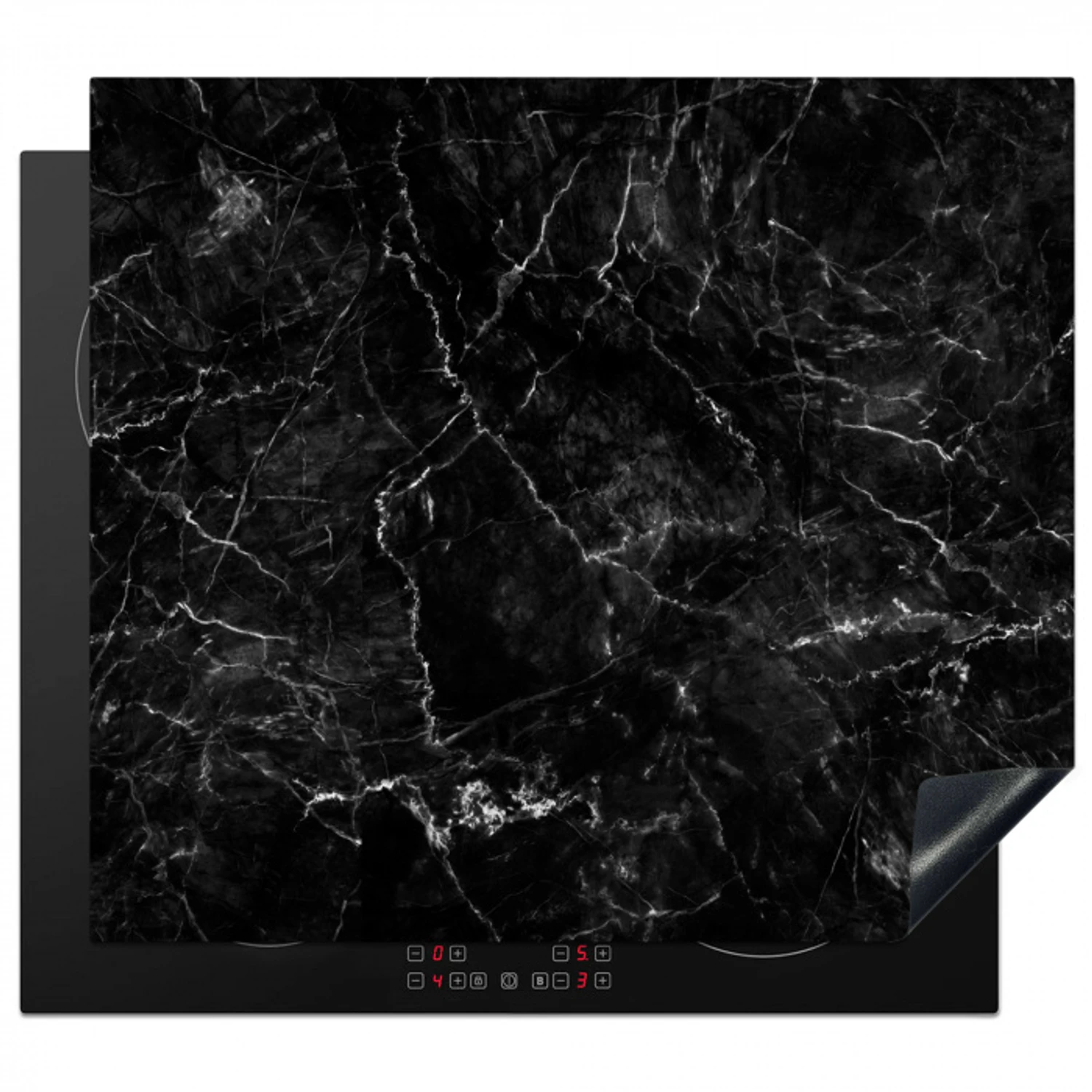 Nachtelijke Marmeren Hemel Inductie beschermer vinyl 3mm middel -3d