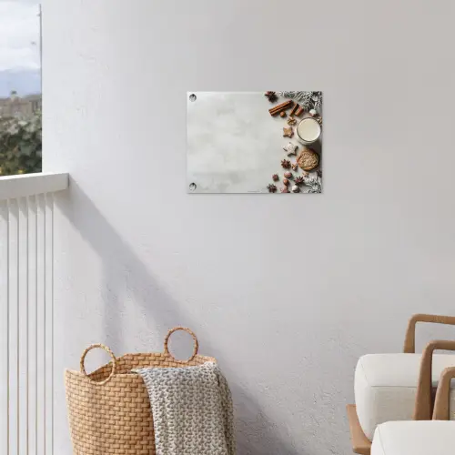 Winter - Kerst - Specerijen - Wit tuinposter los doek klein -sfeer8