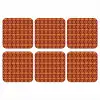 Retro - Disco - Hippie onderzetter kurk middel 366 -3d