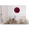 Hengst - Steigert - Rood Wandcirkel aluminium klein -woonkamer