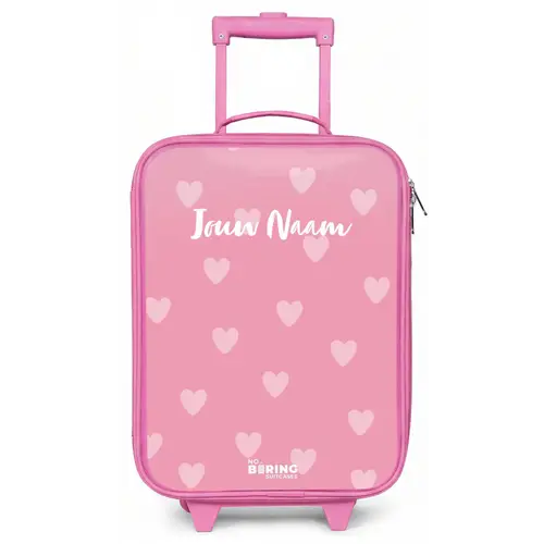 Hartjesritme Kinderkoffer - Roze klein -zz3dotto