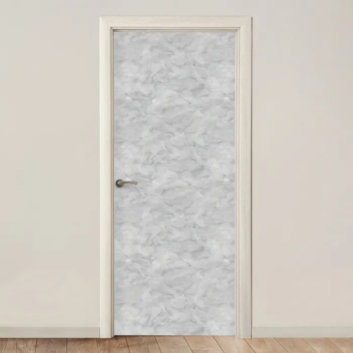 Grijs - Marmer - Mat deurposter klein 289 -3d_beige