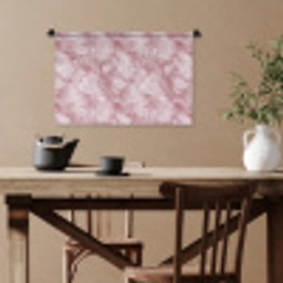 Roze - Kwartsmarmer - Aders Wandkleed katoen klein 269 -sfeer6
