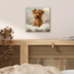 Hond - Bad - Dieren - Schuim aluminium wit klein -sfeer3