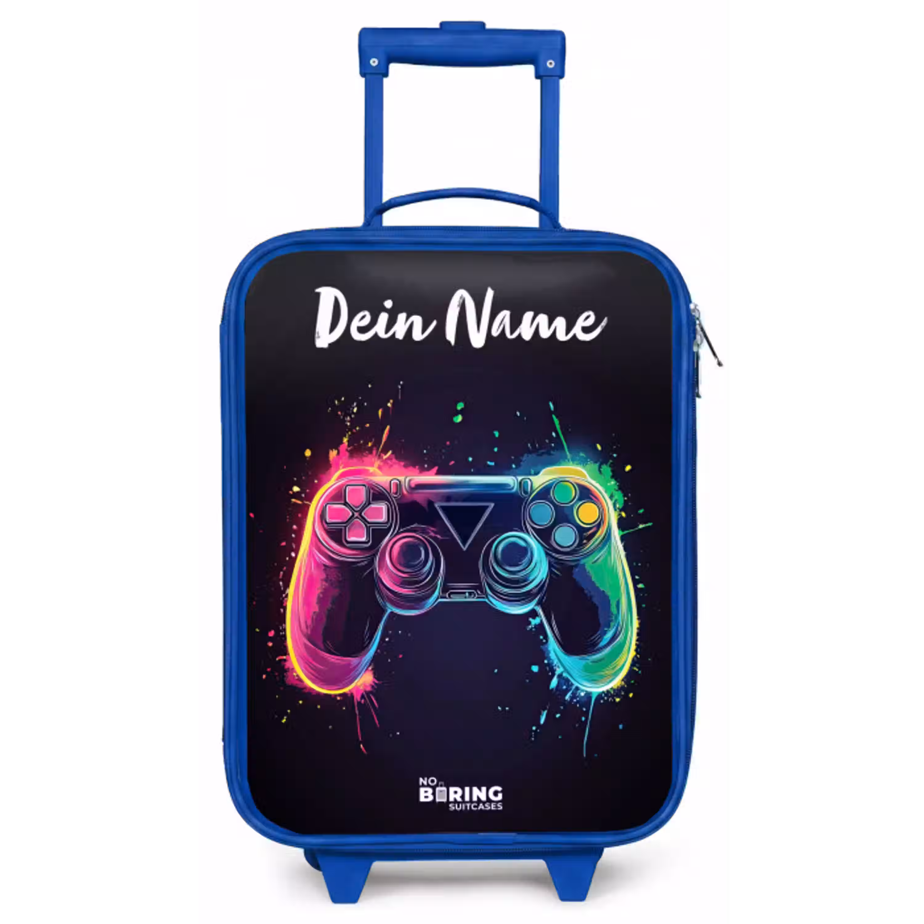 Neon - Controller - Verfspatten - Game Kinderkoffer - Blauw klein -zz3dotto