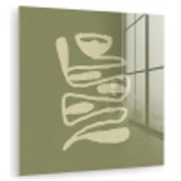 Groen - Abstracte kunst - Modern plexiglas 5mm klein -zzzproduct_nieuw