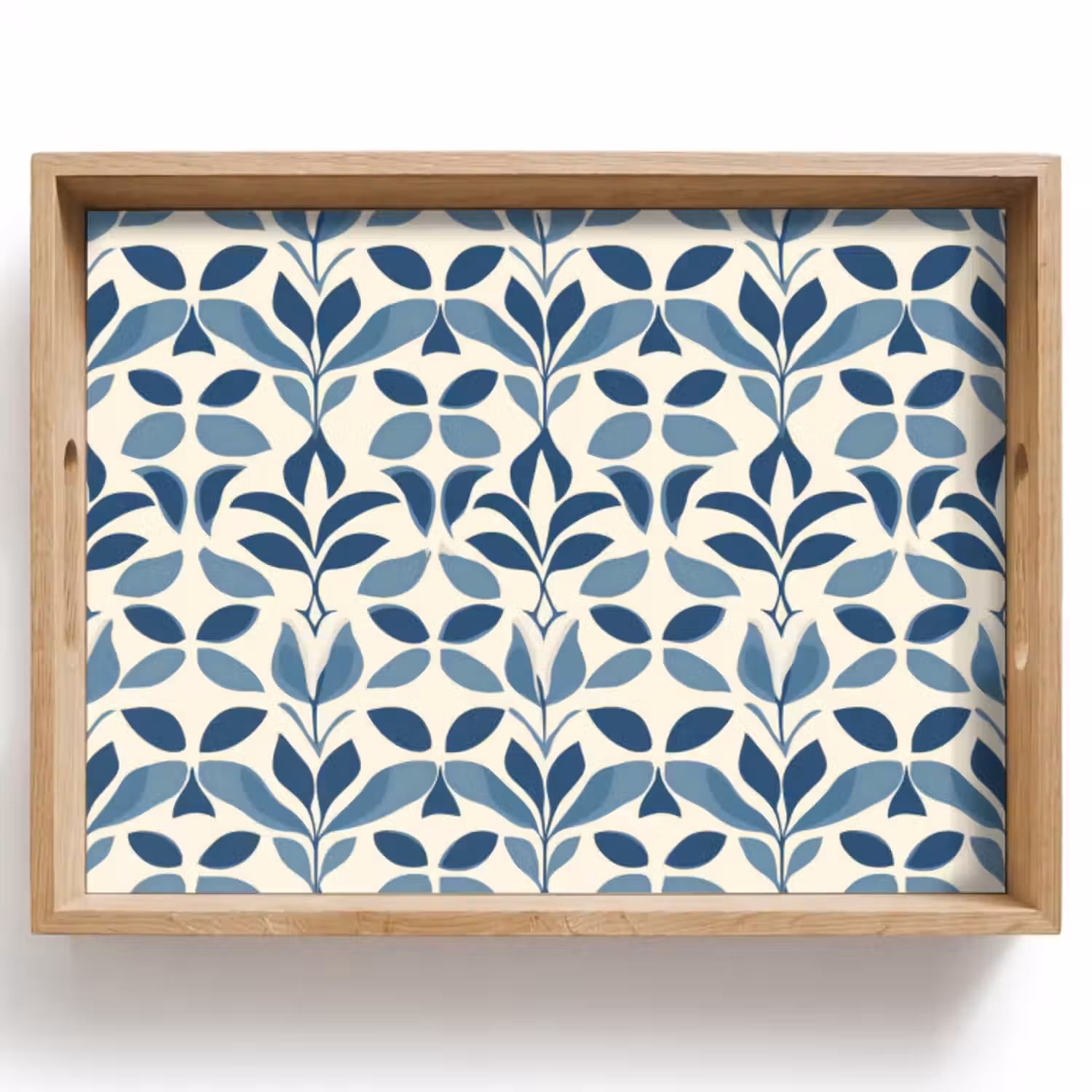 Dienblad - Flora - Modern - Blauw