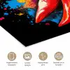 Peper - Graffiti - Verf - Abstract - Modern - Kleurrijk poster papier klein -closeup_NL