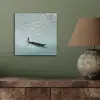 Bloesems - Minimalistisch - Wateroppervlak - Boot aluminium wit klein -sfeer2
