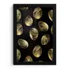 Eieren - Goud - Patroon fotolijst zwart zonder passe partout klein -3d