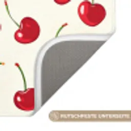 Kersen - Minimalistisch - Rood Badmat klein 997 -USP_AntislipDE