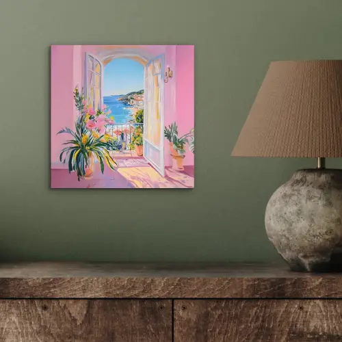 Roze - Buiten - Verf aluminium wit klein -sfeer2