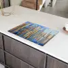 Skyline - Wolkenkrabbers - Water - Blauw Inductie beschermer vinyl 3mm klein -sfeer8