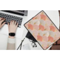 Waaiers - Goud - Roze laptophoes neopreen klein 279 -bureau